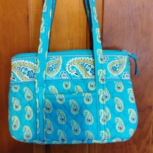 Vera Bradley Teal Paisley Bag